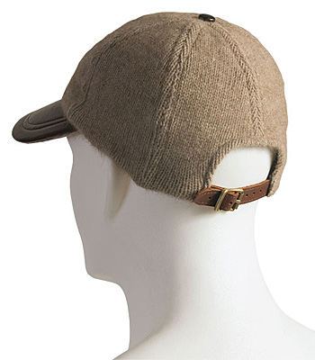 607 Leather Peaked Hat